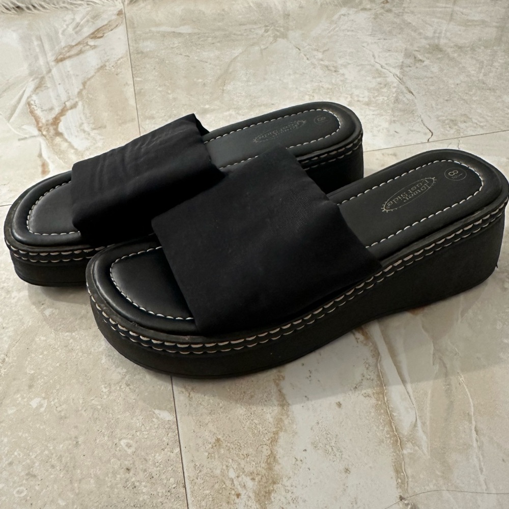 Black platform Sandals